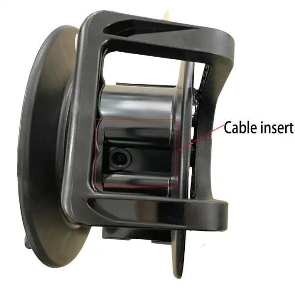Solid Rubber Wheel Cable Reel 2 Shelves For Organized Cable Management