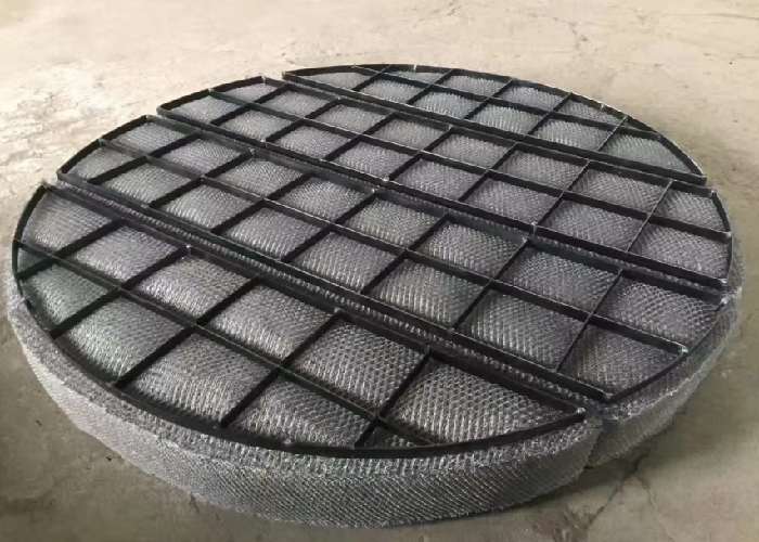 Efficient Demister Mesh Pad Low Pressure Drop Enhanced Droplet Capture