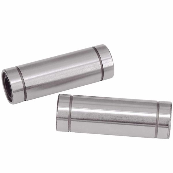 Silver Steel LM6LUU LM8LUU 3D Printer Bearings Lengthen Linear