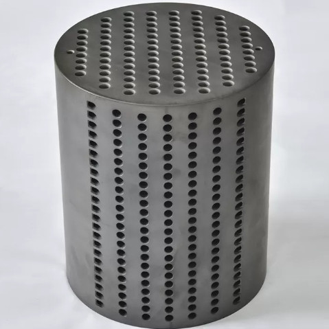Corrosion Resistant Silicon Carbide Heat Exchanger Block with 1650°C Max Service Temp and Cross-Bore Configuration
