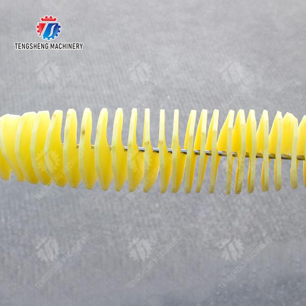 Electric potato twister Potato processing production Machine fries  Potato chips  Potato flake