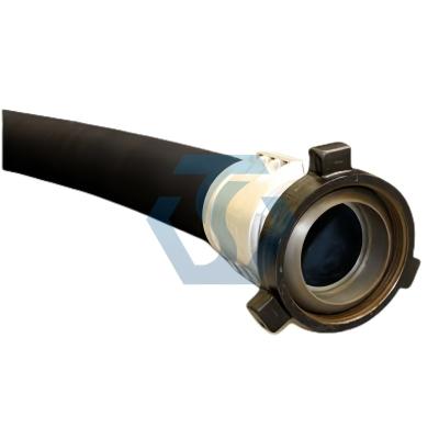 Buckle Flange High Pressure Hose Wire Winding Hydraulic Oil Pipe Oil Field 2 3 4 Inch