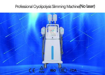 4 Handles Cryolipolysis Fat Freezing Machine With Silica Gel Head CE Certificated