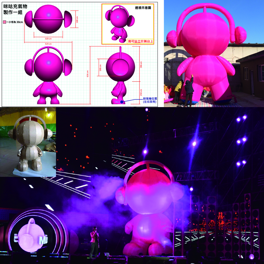 PVC giant advertising balloons