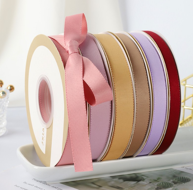 Matte Cotton Flower Packaging Ribbon DIY Bow Decoration Gift Box Ribbon