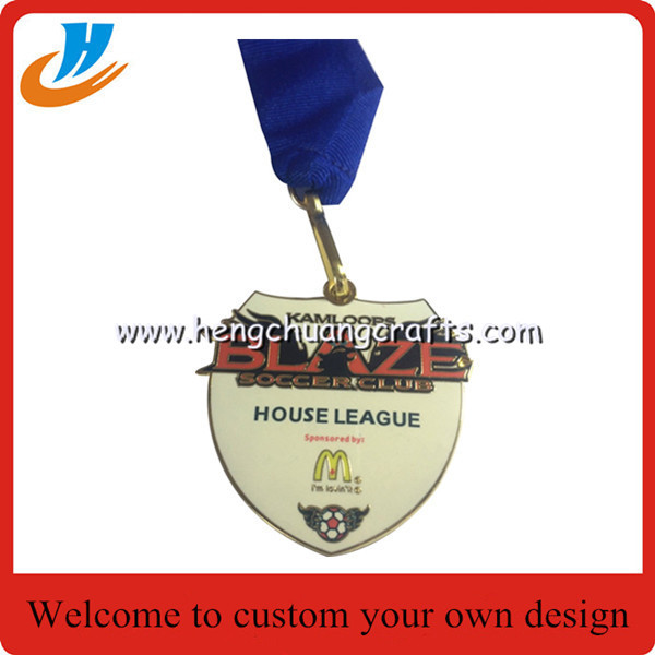 60mm metal medals, casting medals blank gold medals with custom logo print