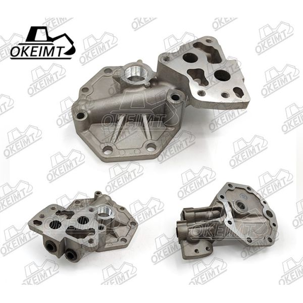 S6K Oil Filter Head Middle Parts For Engine E Excavator Spare Parts