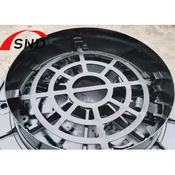 Double Layer Anti-Settlement D400 Ductile Iron Manhole Cover with ISO9001:2015 Certification
