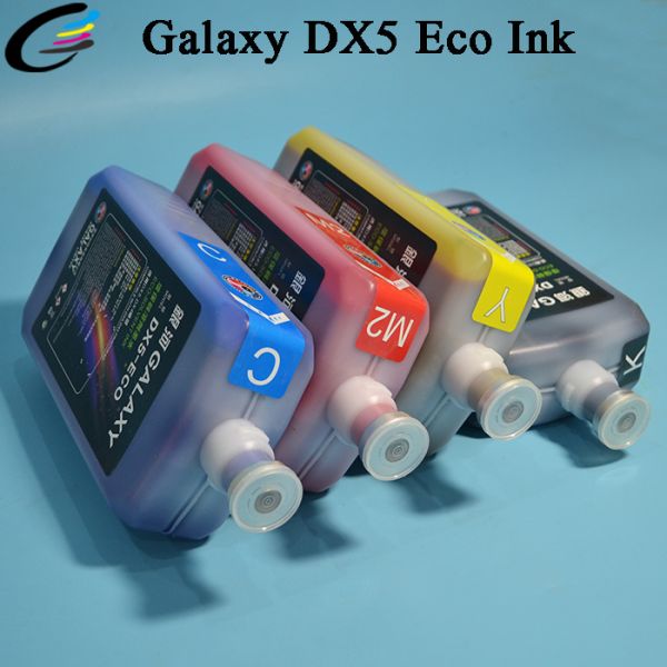 FCOLOR 1000ml Digital Printer Ink DX5 Eco Solvent Ink for Mimaki Galaxy Printer