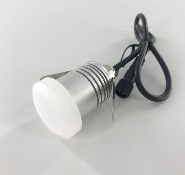 Luzes exteriores impermeáveis da etapa do diodo emissor de luz de 12V/24V IP67, lâmpada da plataforma do diodo emissor de luz, anel acrílico da cara