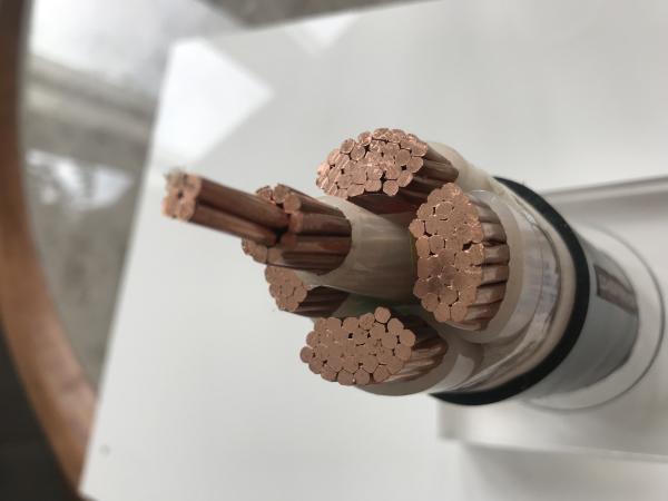cabo distribuidor de corrente blindado XLPE de baixa tensão de 3 núcleos 0.6/1KV Shehted (CU/PVC/XLPE/STA/NABY/N2XBY)