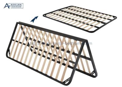 Black Foldable Platform Bed Frame