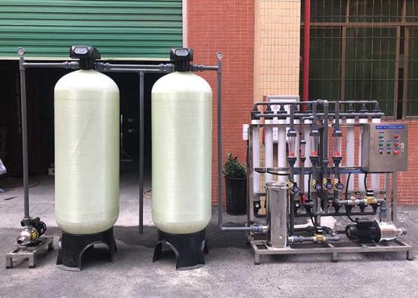 UF industriel de l'eau de traitement de système d'ultra-filtration mécanique 5000LPH de carbone