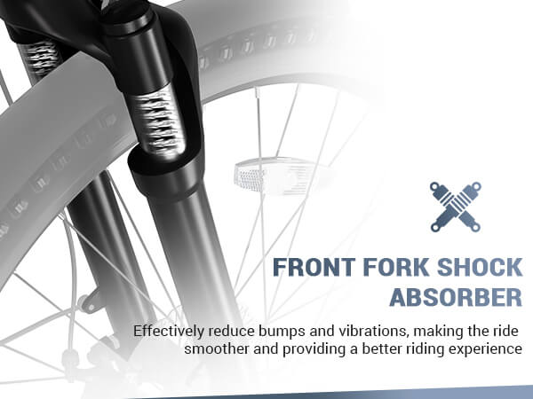 26'' Step-Thru Commuting E-Bike 36V 800W Motor 60km Range Lightweight Metal Frame 7 Speed Lithium Battery 750W Motor 7 Speed