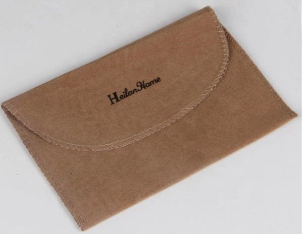 Water Resistant Brown Velvet Card And Money Holder Envelope Type