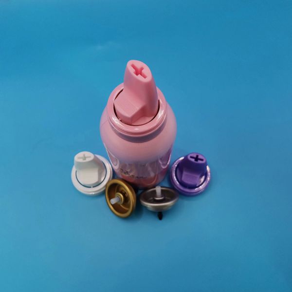 Válvula de spray de mousse de cabello ajustable Aplicación personalizable para peinados deseados