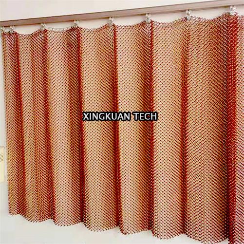 Diâmetro de alumínio decorativo da cortina de porta 1.0mm da corrente 1.2mm 1.6mm
