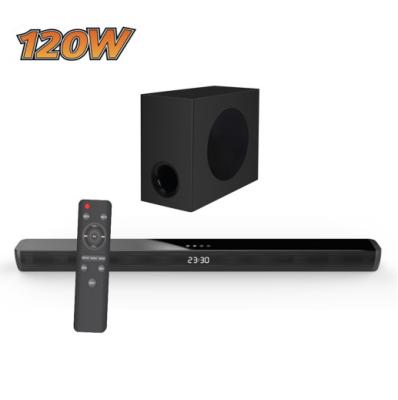 2.1ch Soundbar com sistema de colunas grande do bluetooth do poder do Subwoofer sem fio para a tevê