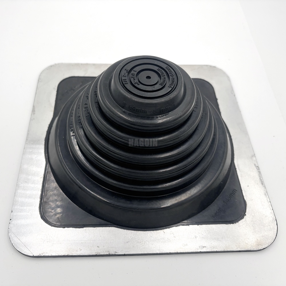 EPDM Pipe Flashing Boot Silicone Roof Vent Rubber Roof Flashings
