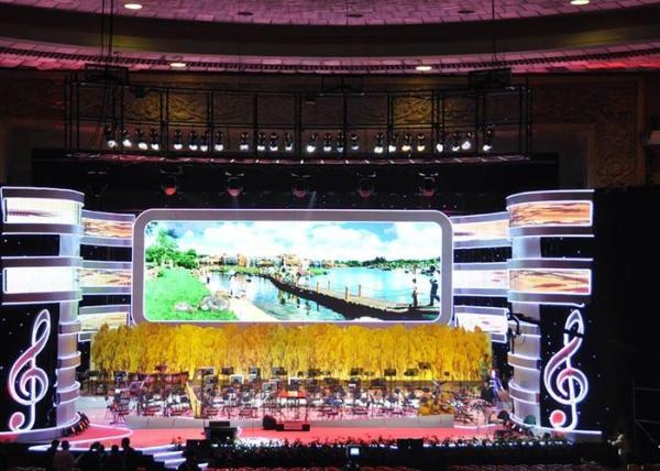 SMD P3.91 / P4.81 Rental LED Display hd stage background video / night club 65410 dot/㎡