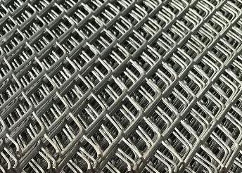 Light Duty Aluminum Expanded Metal Mesh Decorative For Exterior Wall Cladding