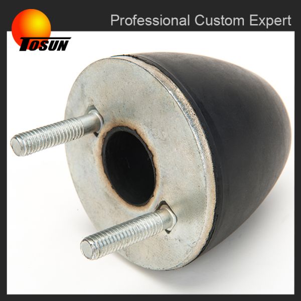 Rubber dampening for mechanical equipment