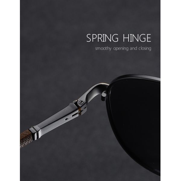 Shades Trendy UV400 Polarized Stylish Sunglasses TAC Luxury Men BSCI