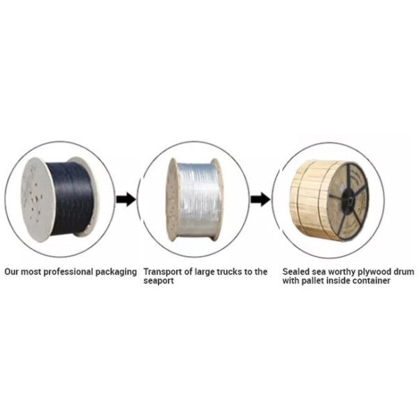 Offshore Direct Buried Submarine Single Mode Fiber Optic Cable With 4 Core , Long Life