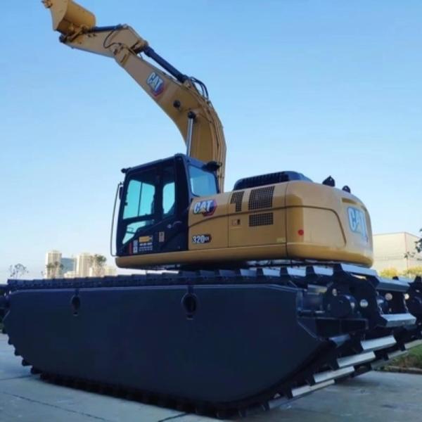 Ponton Amphibie Flottant Personnalisé Pour Excavatrice Cat 320 SY215 PC200 Châssis