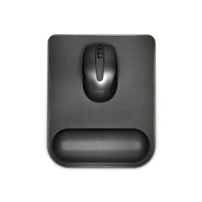 Tapete do rato de couro Nontoxic ergonômico do plutônio com os bens do resto de pulso