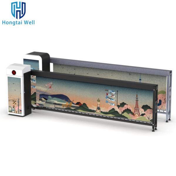 Electric Parking Gate Advertising Barriers 2.5m - 4m Length Arm DC Brushless Motor