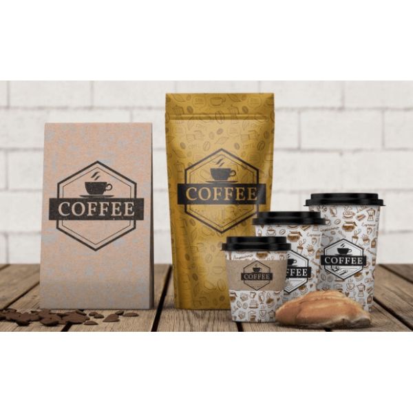 bolsos de empaquetado printined coloridos del café del hotsale que laminan