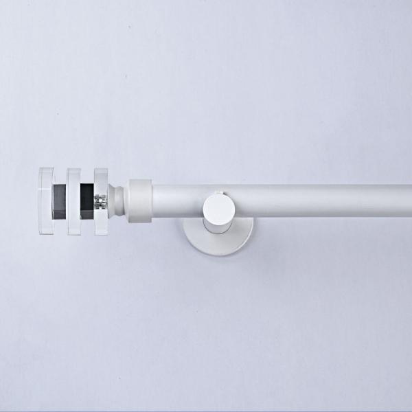 1M Length Curtain Rod Accessories Crystal Finial Curtain Rod Double Diamond