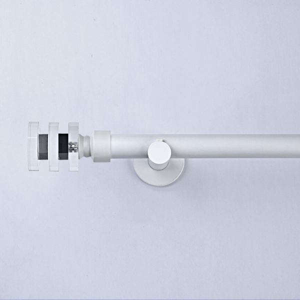 1M Length Curtain Rod Accessories Crystal Finial Curtain Rod Double Diamond