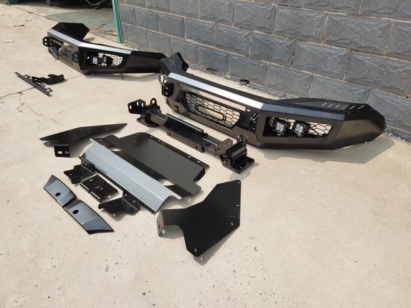 LED Light and Winch Mounting Tray Plate Front Bumper for Toyota Hilux D-Ring Included