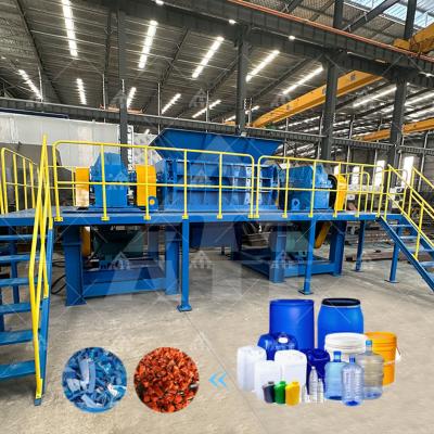 Machine de déchiquetage de déchets métalliques en PVC PET ABS 17000kg/h