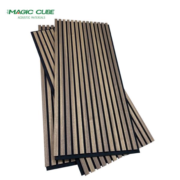 Factory price noise isolation  Office Building eco-friendly akupanel mdf for Soundproofing