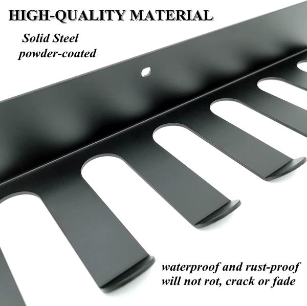 16 Bat Metal Baseball Bat Rack Holder para armazenamento de equipamentos esportivos de montagem de parede