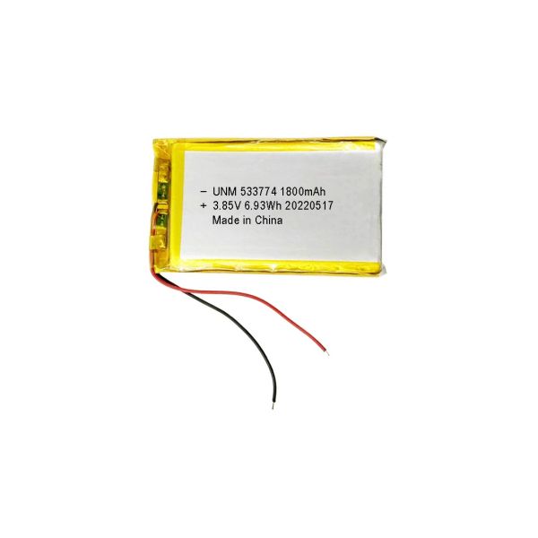 Высоковольтный LiPo аккумулятор 3.85V 1800mAh 533774 Перезаряжаемая батарея для небольших роботов