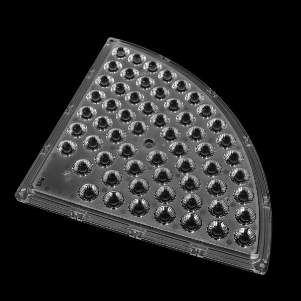 224.5x224.5mm 60x4pcs 3030 LEDs High Power LED Lens pour le stade de sport lumière de rue lumière d'inondation