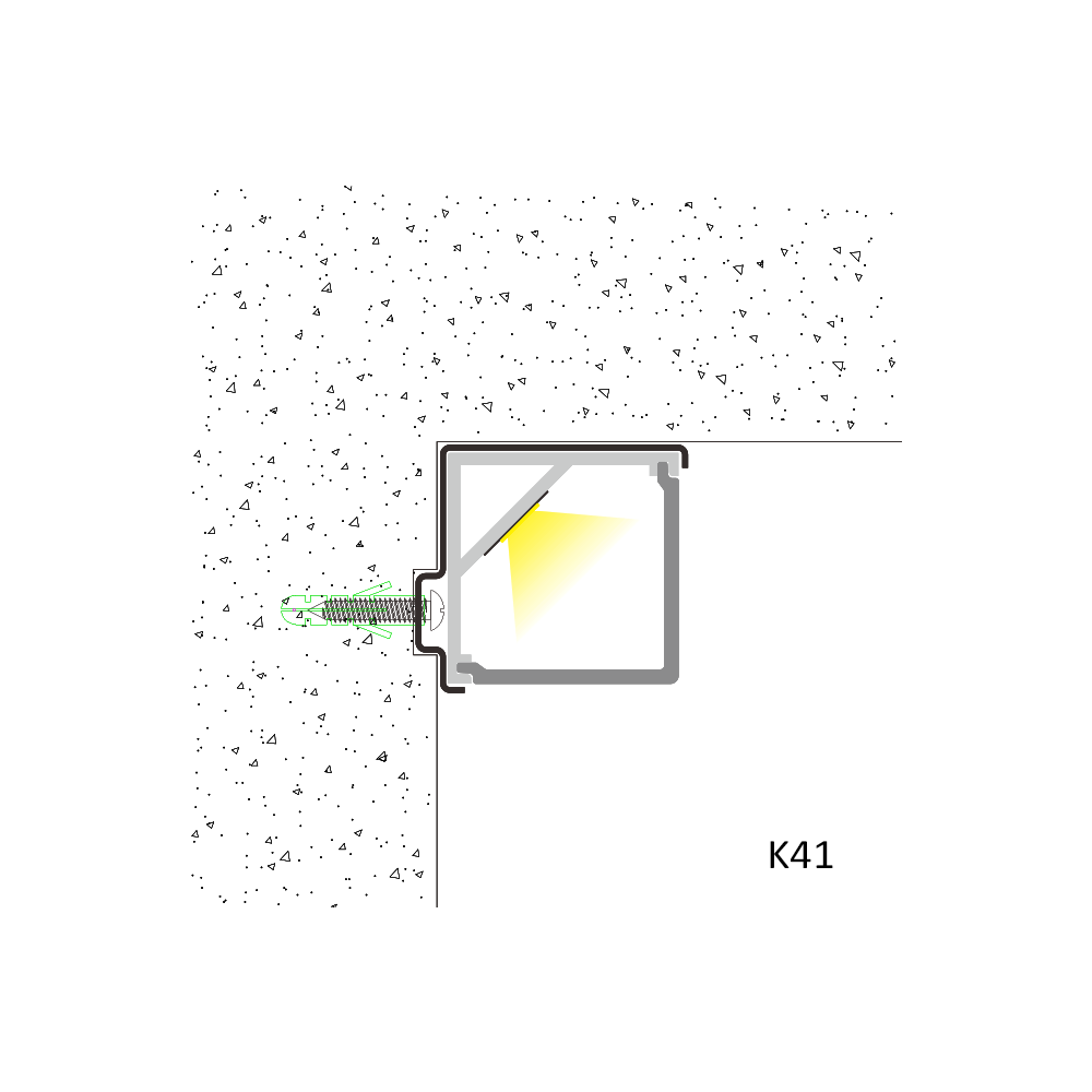 RoHS-Compliant 6063-T5 Aluminum LED Profile for Corner Installation in Strip Light Systems