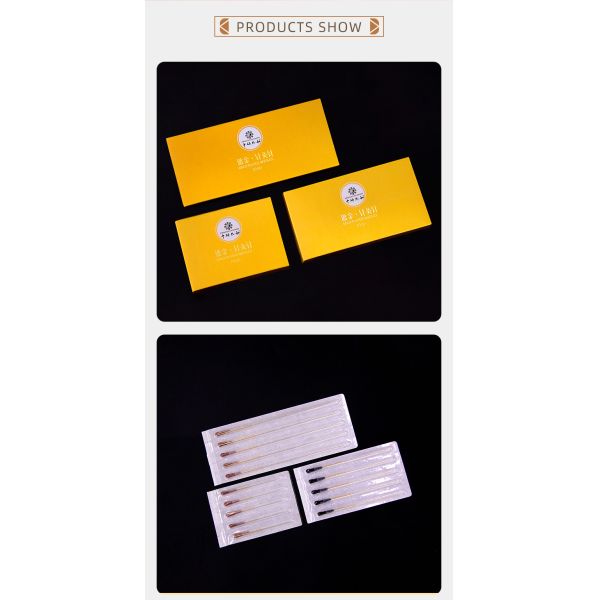 Sterile Oem Acupuncture Needles Disposable Gold Plated