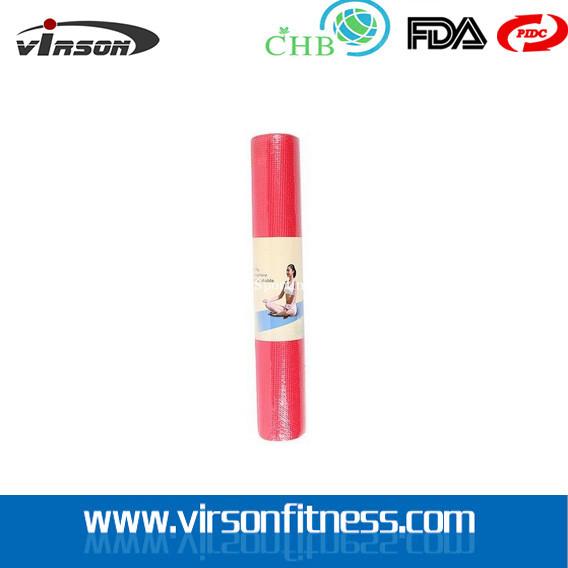 6mm Sticky Yoga Mat for yoga beginner,traditional PVC Yoga Mat with customer lable