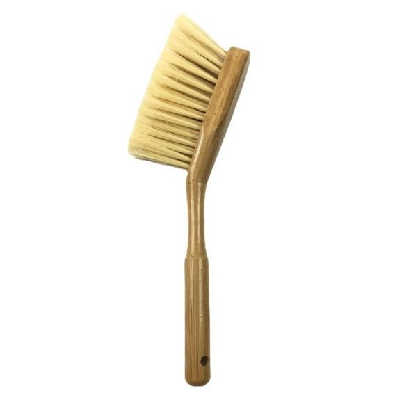 2 In 1 Home Bamboo Handle Cleaning Dustpan And Brush Eco Friendly