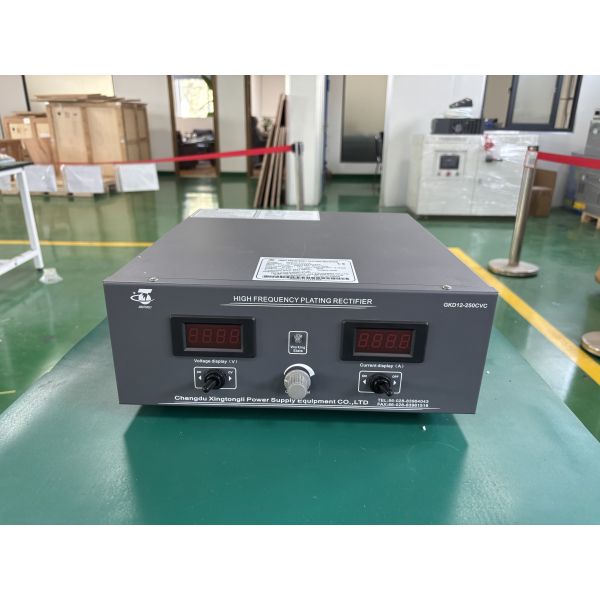 220V Single Phase 12V 250A DC Electroplating Power Supply Industrial Plating Rectifier Local Control