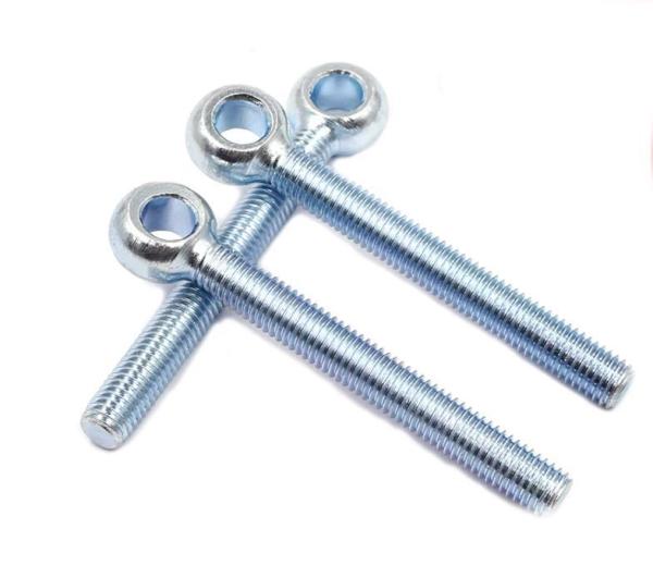 Din444  Long Eye Bolts Galvanized Live Joint Screws Lifting Rings Perforated Bolts