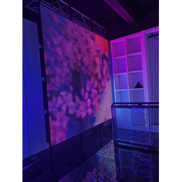 P4/8 Прозрачный светодиодный экранированный пленка