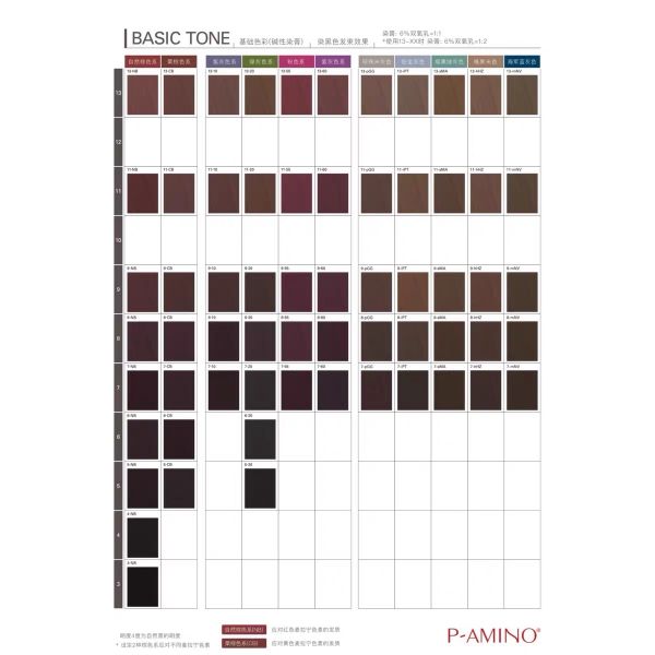 P-AMINO Vietnam Malaysia Hair Color Dye Cream 80ML for Men Women