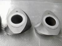 Éléments de vis d'extrudeuse du produit pétrochimique 350 de tungstène avec la haute abrasion