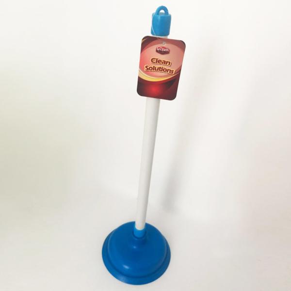 Drain Toilet Bowl Plunger Rubber Suction Cup Detachable Wooden Handle With Eyelet Bath And Shower